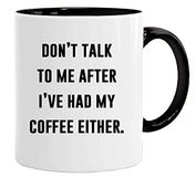 Spreek niet tegen me | Werk Office Mok & Gift Box Set Vaders Dag Cup Cadeaus van Dochter of Zoon | Geschenken voor vaders Verjaardag | Kerst Mokken papa My Vader of Broer Gift | Work Cup