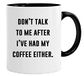 Spreek niet tegen me | Werk Office Mok & Gift Box Set Vaders Dag Cup Cadeaus van Dochter of Zoon | Geschenken voor vaders Verjaardag | Kerst Mokken papa My Vader of Broer Gift | Work Cup