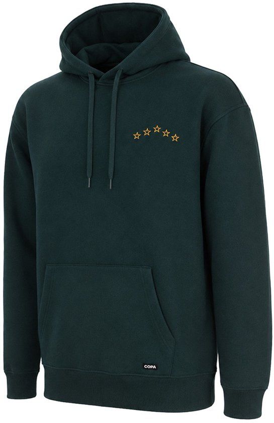 COPA Football Brazilië Legends Geborduurde Hoodie Heren M Groen