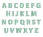 Folat 66952 Guirlande de lettres Kit de bricolage Vert
