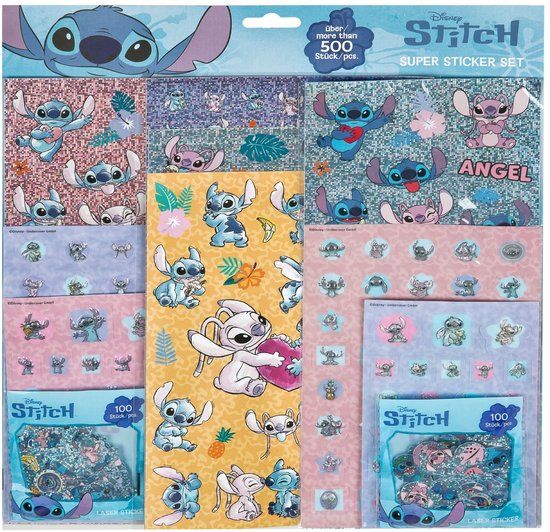 Undercover Lilo & Stitch sticker set 500 st