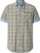 Jan Vanderstorm Chemise à manches courtes - 53/54 - Beige - Grande taille