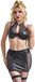 PlugAndPlay BelgoPrism Zwart Lingerie Set van PU Leer en Mesh