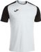 Joma Academy IV Shirt Korte Mouw Kinderen - Wit / Zwart | Maat: 164