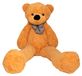 Ours en peluche, 180 cm, orange, super souple, câlin, pour enfants