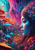 Bluebird Puzzle Le Monde des Champignons - 500 à 999 pièces