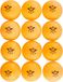 Engelhart Tafeltennis ballen - 36x - pingpong balletjes - oranje - 4 cm