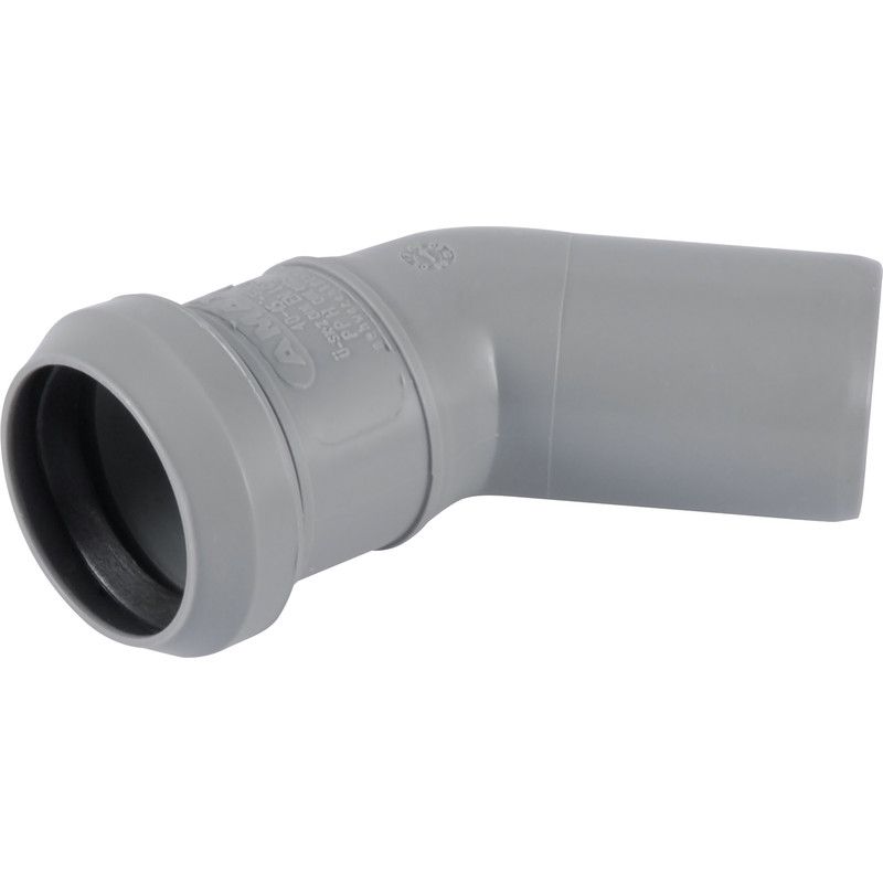 PP bocht 45 graden 40mm