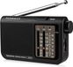 Retekess V117 Radio portable - FM/AM/SW - Secteur & Pile - Noir