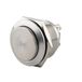 SeKi Roestvrijstalen drukknop, diameter 22 mm, uitstekende kopvorm, schroefaansluiting; belknop