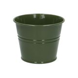 Icecat Pot de fleurs, zinc, vert foncé