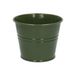 Icecat Pot de fleurs, zinc, vert foncé