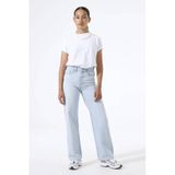 Garcia high waist straight leg jeans light blue denim