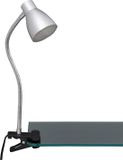 Briloner LED-klemlicht leeslamp flexibele arm 2,5W titaniumkleurig metaal-kunststof
