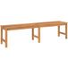 Banc de jardin Banc extérieur Banquette de jardin 180 cm Bois de teck massif