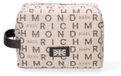 John Richmond Clutch femme Beige Noir Fermeture éclair et Poignée noire Beige et Noir et Argent UNICA 24x19x10.5 cm JR-W-1153TP-BONE_-_BLACK-SILVER