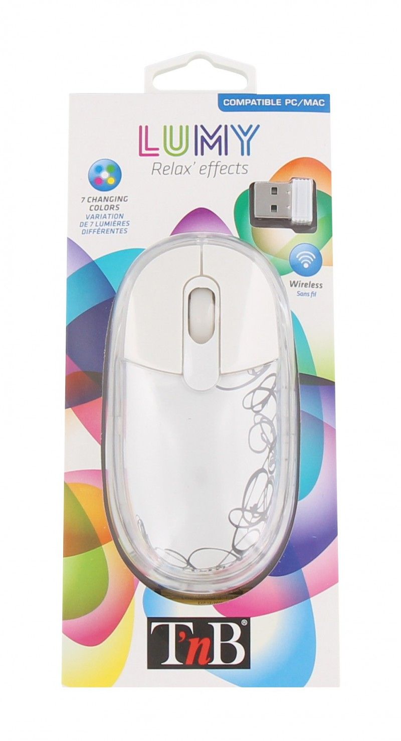 T'nB Wireless Lumy Mouse - Wit