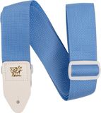 Ernie Ball Polypro Gitaarband - Lichtblauw en Wit