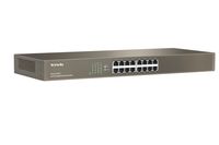 Tenda TEG1016G Switch réseau non géré Gigabit Ethernet (10/100/1000) 1U Bleu