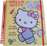 Hello Kitty - Super Style Album - Tekenboek - Stickers - Krijtjes - Patronen