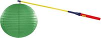 Sans marque Support de lanterne 50 cm - avec lanterne - vert foncé - D25 cm