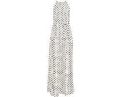 WE Fashion Dames midi jurk met stippenprint