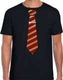 Bellatio Decorations verkleed t-shirt kakker heren - kakker style - zwart - carnaval/corps outfit XXL