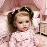 Poupée reborn Pippa, 66 cm, avec corps en tissu doux, très réaliste