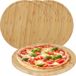 Merkloos Relaxdays Pizzaplank Bamboe - Set van 4 - Ø 32 cm