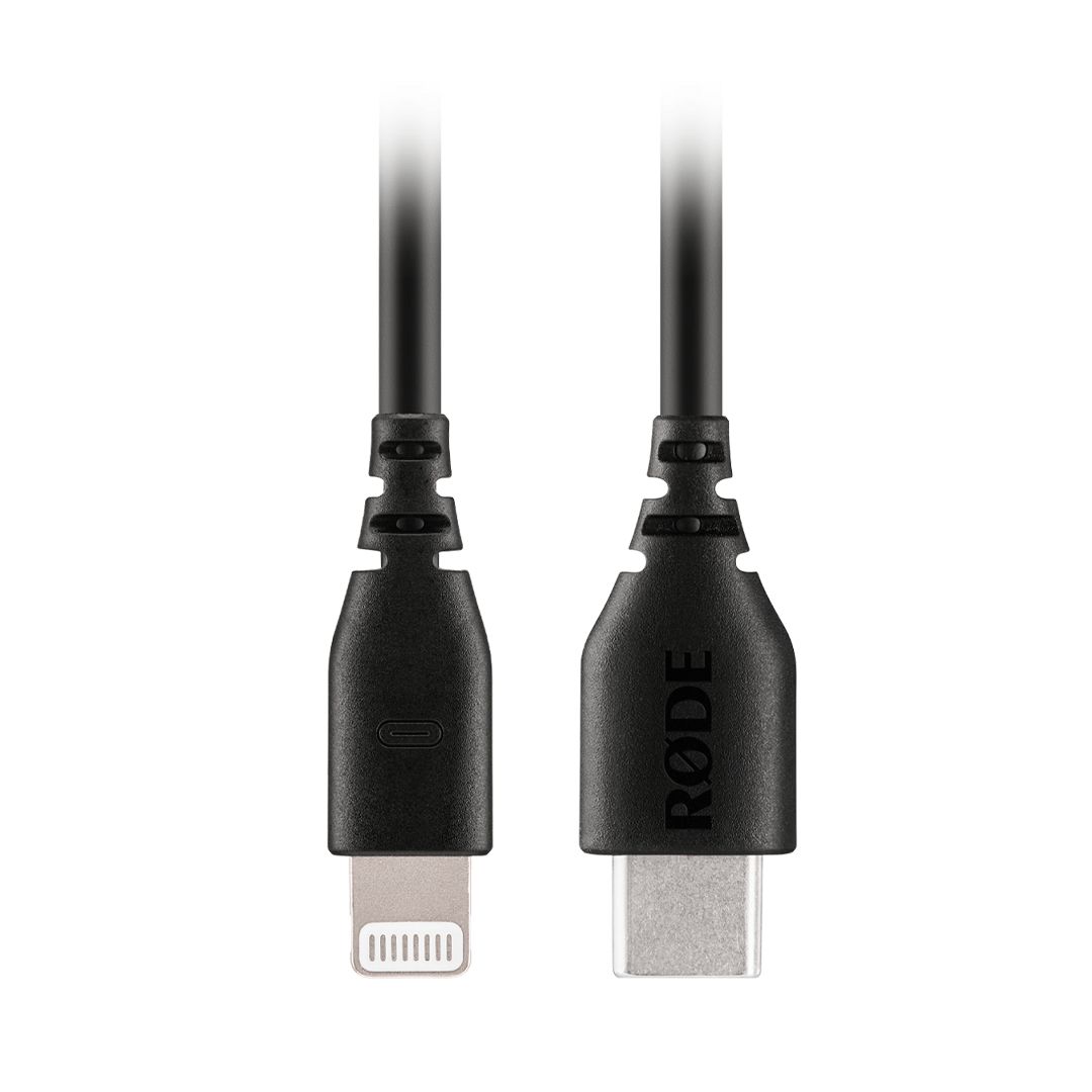 RØDE SC21 - USB-C naar Lightning Kabel - 0.3m - Zwart