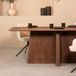 LABEL51 Scott Table à manger - Brun - Bois - 200 cm