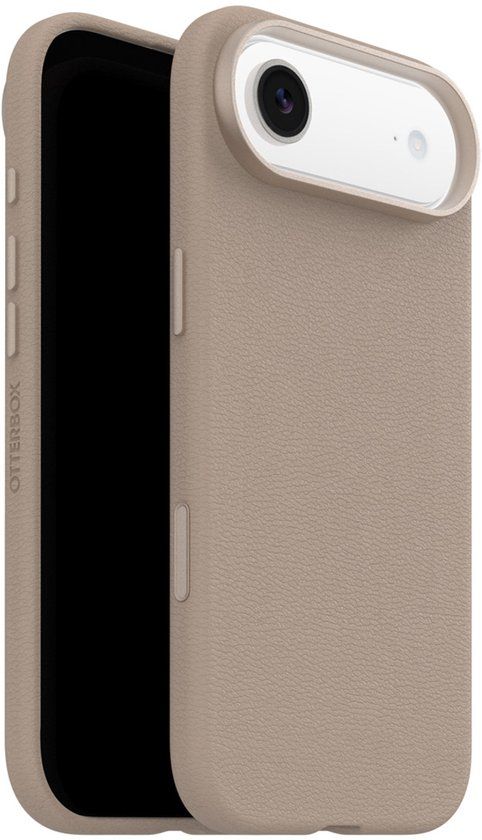 OtterBox Symmetry Cactus leren Backcover met MagSafe voor de Apple iPhone Air - Light Grey
