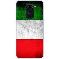 Xiaomi Drapeau italie Bedrukt siliconen hoesje compatibel met Xiaomi Redmi Note 9