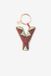 Sissy-Boy - Donkerrode bag charm letter Y