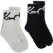 Karl Lagerfeld Signature Lurex Socks 2P Multicolore