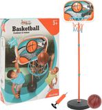 vidaXL Basketbalset draagbaar verstelbaar 133-160 cm