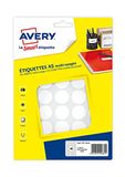 AVERY - Verpakking met 640 witte kleefpunten, diameter 24 mm.
