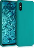 kwmobile telefoonhoesje geschikt voor Xiaomi Redmi 9A / 9AT - Hoesje voor smartphone - Back cover in mat petrol