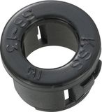 TRU COMPONENTS TC-SBR13203 Passe-fil Trou de montage : 12,7 mm Ø de serrage (max.) : 8 mm Épaisseur de plaque (max.) : 3,2 mm Polyamide Noir 100 pièce(s)
