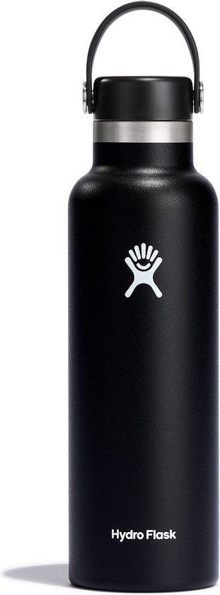 Hydro Flask 621 ml Standard Mouth Flex Cap - Zwart