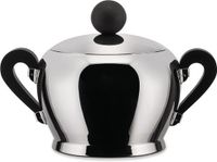 Alessi Bombé Suikerpot Zilver RVS 10.5 cm