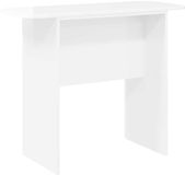 vidaXL Wandtafel Hoogglans Wit 93 x 40 x 75 cm Bewerkt Hout