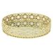 HOME DECO FACTORY, KA0204, Gold mirror decorative tray 25 cm
