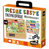 Headu "Mijn eerste encyclopedie Montessori – woorden leren kennen, schrijven en lezen!": educatief spel voor kinderen van 3 tot 6 jaar, Duitse versie (DE59001)