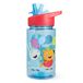 p:os Peppa Pig Drinkfles voor kinderen, 450 ml, met rietje, kleine fles, perfect voor de kleuterschool, de speelplaats of thuis, voor jongens en meisjes, blauw
