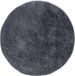 Hanse Home Vloerkleed Soft Twist rond hoogpolig Antraciet 140 cm