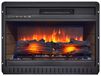 ArtiFlame kachel AF22, elektrische inbouwkachel met verwarming van 1800 W, realistisch vlammeffect, LED-verlichting, afstandsbediening, timer, zwart