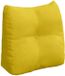 vidaXL Rugkussen Geel Fluweel 45 x 24 x 50 cm