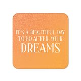Grappige drankjes Coaster | Nieuwigheid Kantoor Mok Onderzetters | Kinderachtig Follow Dreams Beer Mat | Sarcastische Home Accessoire | Silly Joke Coffee - CC88