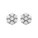Luxenter Oris Boucles d'oreilles en argent sterling 925 et zircone brillante, plaque rhodiée